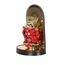 Ganesha / Ganapati Idol für Armaturenbrett, Ganesha-Idol für Zuhause, 12,7 x 5,1 cm, Rot