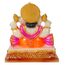 IBA Indianbeautifulart Herr Ganesha Handgefertigte Poly Marmor Statue 8.5 cm Kleines Idol Fur Auto Armaturenbrett Figuren Burotischdekoration