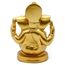 Hinduistischer Gott Lord Ganesha Statuen – 12,7 cm H Indien Gott Ganesha Idol Home Mandir Pooja Dekor Indische Ganesha Figur Tempel Puja Artikel Diwali Geschenk für Freunde Verwandte