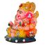 IBA Indianbeautifulart 8 cm Kleine Lord Ganesha Harz Statue Detailgetreu Modelliert Idol Fur Auto Armaturenbrett Wohnkultur Geschenk