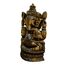 Tarini Gallery Ganesh Ganesha Ganpati Holzstatue Skulptur Idol Murti für Zuhause Tempel Schreibtisch Dekoration Pooja Geschenk Indisch 17,8 cm