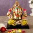Tied Ribbons Ganesha-Statue, Figur für Zuhause, Tempel, Tischdekoration, Hauseinweihung, 16,3 cm, Kunstharz, Ganesha-Hindu-Gott-Idol, Rückgabe-Geschenke für Pooja, Ganesha-Dekorationen für indische