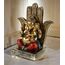 Kremers Schatzkiste Ganesha Figur 18 cm - Sitzende Skulptur Hindu Gott Dekofigur Statue Spirituelle Polyresin Deko Indische Kunst Buddha Geschenkidee Yoga Ornament Mystische Dekoration