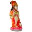 IBA Indianbeautifulart Herr Hanuman Handgefertigte Poly Marmor Statue 13 cm Idol Fur Auto Armaturenbrett Figuren Burotischdekoration