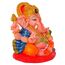 IBA Indianbeautifulart Herr Ganesha Handgefertigte Harz Statue 8 cm Kleines Idol Fur Auto Armaturenbrett Figuren Burotischdekoration