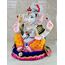 eSplanade Ganesha Ganesha Ganpati Murti Idol Statue Skulptur aus Kunstharz, Pooja-Idole, Heimdekoration, 33,7 cm, große Größe