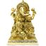 Purpledip Idol Siddhi Vinayak Ganesha: seltene Sammler-Skulptur mit aufwendigen Schnitzereien (12214)