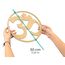 CONTRAXT Ohm zeichen Spirituelle deko holz. Mandala wandbild aus holz Vintage meditation zubehör indien indische om zeichen symbole deko buddha wanddeko esoterik dekoration (Ohm, MDF)