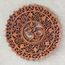 Oriental Galerie Wandbild Wanddeko Rund Mandala Relief Aum Symbol Mythologie Deko Soar Holz Ohm Om 40 cm