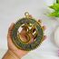 Charmy Crafts Metall AUM OM Gayatri Mantra, Wandbehang Artikel für Wanddekoration, Hochzeitsgeschenke, am besten für Einweihungsfeier, Raumdekor (Dunkelblau, klein)