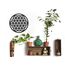 CONTRAXT Blume des Lebens Wanddeko - Mandala Lebensblume Vintage Deko Wandbild aus Holz - Esoterik Geschenke für Zen Meditation (Schwarz)