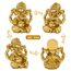Indische Ganesha-Statue, Diwali-Dekor, Hindu-Gott, Diwali, kleine goldene Farbe, Lord Ganesha, Idol, Zuhause, Mandir, Pooja, Murti, Artikel, Meditation, Yoga, Raum, Altar, Dekoration, Diwali, Puja,