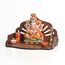 Gift Kya De Hölzerner Pooja-Mandir für Zuhause, Wandbehang oder Tischtempel für Büro, Wohnung oder Zimmer, kleines indisches Holz-Tempelregal, kompaktes DIY OM Mandir, 25,4 x 15,2 x 16,5 cm