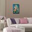 Leinwand-Kunst, Lord Radha Krishna, Bilder für Wohnzimmer, Hindu-Gott, Wandposter, Indien, religiöse Kultur, Kunstdrucke mit Rahmen, Wanddekoration für Wohnzimmer, Dekoration, 45,7 x 30,5 cm