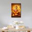 TISHIRON Modernes indisches Ganesha-Ölgemälde auf Leinwand, Wandkunst für Wohnzimmer, Schlafzimmer, Büro – Hindu-Gott, religiöses gerahmtes Kunstwerk – Hausdekoration, 61 x 40,6 cm