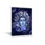 TISHIRON 1 Stück Leinwand Shiva Kopf Wandkunst Shivaismus Hinduismus Bilder für Wohnzimmer Lord Shiva Maha Shivaratri Gemälde für Wohnkultur gerahmt gespannt fertig zum Aufhängen 61 x 40,6 cm