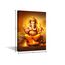 TISHIRON Modernes indisches Ganesha-Ölgemälde auf Leinwand, Wandkunst für Wohnzimmer, Schlafzimmer, Büro – Hindu-Gott, religiöses gerahmtes Kunstwerk – Hausdekoration, 61 x 40,6 cm