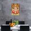 1 Stück indischer Gott Ganesha Wanddekoration für Wohnzimmer, Lord Ganesha, Heimdekorationen, Hinduismus, kulturelle Schlafzimmer, Wanddekoration, modernes Kunstwerk für Zuhause, gerahmt, fertig zum