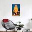 Sai Baba Leinwand-Kunst, Hindu-Bilder für Schlafzimmer, Poster, Gemälde, indischer Gott, Heimdekoration für Wohnzimmer, Hinduismus, kulturelle Wanddekoration, 1 Paneel, gerahmt, fertig zum Aufhängen,