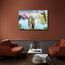 Lord Krishna Wandgemälde für Wohnzimmer, indischer Gott, modernes Büro, Wandkunst, große Wanddekoration, religiöse Kultur, Leinwand, Wandkunst für Schlafzimmer, Kunstwerk, Giclée-Dekoration, gerahmt,