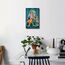 Leinwand-Kunst, Lord Radha Krishna, Bilder für Wohnzimmer, Hindu-Gott, Wandposter, Indien, religiöse Kultur, Kunstdrucke mit Rahmen, Wanddekoration für Wohnzimmer, Dekoration, 45,7 x 30,5 cm