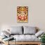 1 Stück indischer Gott Ganesha Wanddekoration für Wohnzimmer, Lord Ganesha, Heimdekorationen, Hinduismus, kulturelle Schlafzimmer, Wanddekoration, modernes Kunstwerk für Zuhause, gerahmt, fertig zum