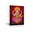 TISHIRON Raumwandbilder, indischer Gott Laxmi Maa, Gemälde, 1 Stück, Leinwand, indischer Diwali, Hinduismus, Religion, modernes Kunstwerk, Heimdekoration für Wohnzimmer, gerahmt, fertig zum Aufhängen,