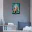 Leinwand-Kunst, Lord Radha Krishna, Bilder für Wohnzimmer, Hindu-Gott, Wandposter, Indien, religiöse Kultur, Kunstdrucke mit Rahmen, Wanddekoration für Wohnzimmer, Dekoration, 61 x 40,6 cm
