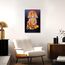 Lord Hanuman Leinwand-Wandkunst, indische Wanddekoration für Wohnzimmer, Panchmukhi, Heimdekoration, Supreme God, Schlafzimmer, Wanddekoration, 1-teiliges Kunstwerk für Zuhause, Holzrahmen, fertig zum