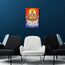 Ganesha Wandkunst, Gott Saraswati, Poster auf Leinwand, für Schlafzimmer, Wohnzimmer, Wanddekoration, Heilige Kultur, Musik, Hinduismus, Kunstwerk, moderne Heimdekoration, gerahmt, fertig zum