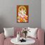 Lord Ganesha Wanddekorationen für Wohnzimmer, Hindu-Gottheiten, Leinwand-Kunstdrucke und Poster, 1 Stück, Hindu-Gott, Heimdekoration, Hindu-Lord, Ganesha, Wanddekoration, gerahmt, fertig zum