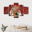 TUMOVO Radha Krishna Moderne Wohnkultur, Leinwand-Wandkunst für Schlafzimmer, Poster und Drucke, religiöses Gemälde, Bild, Büro, Wanddekoration, gerahmt, fertig zum Aufhängen, 152,4 cm B x 101,6 cm, 5