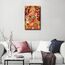 TISHIRON Durga Mata Leinwand-Kunst, Hindu-Gott mit buntem Hintergrund, Bilder, Poster, Wanddekorationen für Wohnzimmer, Schlafzimmer, Zuhause, Wände, gerahmt, fertig zum Aufhängen, 91,4 x 61 cm