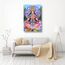 Hindu Göttin Lakshmi Religion Hinduismus Poster Hinduismus Kulturelle Wandkunst Bild Malerei Poster Leinwand Druck Poster Kunstwerke Raumdekor 30 x 45 cm