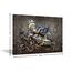 1 Stück Wandkunst für Wohnzimmer Elefant Poster Drucke auf Leinwand Lord Ganesha Wanddekorationen Modern Indian God Home Decor Modern Artwork gespannt und gerahmt fertig zum Aufhängen (61 cm Bx91 cm