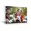 TISHIRON 1 Panel Lord Radha Krishna Wandkunst für Home Wall Decor Hinduismus Leinwand Wandkunst Hinduismus Poster Drucke Indien Religiöse Bilder für Heimdekoration Wohnzimmer 61 cm B x 91 cm H