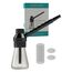 AGFYLIFE Premium Mini Hookah - Tragbares Wasserpfeifen-Set für Reisen - Schwarz, Glas Aluminium