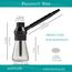 AGFYLIFE Premium Mini Hookah - Tragbares Wasserpfeifen-Set für Reisen - Schwarz, Glas Aluminium