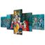 TUMOVO Leinwanddruck, Motiv: Hindu-Lord, Radha Krishna, moderne Heimdekoration, Indien, religiöse Kultur, Poster, Wohnzimmer, Schlafzimmer, Dekoration, Kunstwerk, Gemälde, gerahmt, fertig zum