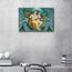 TISHIRON Hindu Lord Leinwanddrucke Krishna Gemälde Bilder für Wohnzimmer Indien Religiöse Moderne Leinwand Wandkunst Gerahmte Hausdekoration für Schlafzimmer Badezimmer Büro fertig zum Aufhängen – 61