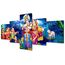 TUMOVO Lord Radha Krishna Gemälde-Poster, Haus-Deocr für Wohnzimmer, Indien, religiöse Kultur, Leinwanddrucke, Hindu-Gott, Wanddekoration für Büro, Schlafzimmer, modernes Kunstwerk, gerahmt, fertig