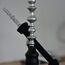 Shisha Schlauch Waschbarer Shisha Schlauch mit 1,8m Plüsch Pfeife mit Mini Eisbeutel, Abnehmbare Düse, Rauchschlauch, Shisha Pfeife für Shisha Zubehör, Schwarz