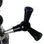 Hookah Schlauchadapter 1 auf 2 Splitter VOVCAMLS Schlauchverbinder mit 4 extra Tüllen (Schwarz)