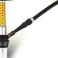 Shisha-Schlauch, waschbar, weicher Gummigriff, Legierungsspitze, mit Leder umwickelt, 152,4 cm, perfekte Passform, Wasserpfeifen-Set (schwarzer Schlauch)