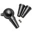 Shisha-Schlauchadapter, Splitter, 1 auf 2 Anschlüsse, Wasserpfeife, Metall, Schwarz, Schwarz, Durchschnittlich