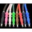 Rubber Handle Hookah Hose mit Metalltip Leder Wrapped Hookah Hose waschbar, langlebig, 72 Zoll lang Shisha Hose (Rot)