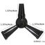 Shisha-Schlauchadapter, Splitter, 1 auf 2 Anschlüsse, Wasserpfeife, Metall, Schwarz, Schwarz, Durchschnittlich