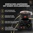 Shisha Kohle 1,25 KG 80 Würfel 26mm - 100% Organic Bio Naturkohle |ohne chemische Zusätze| Für Shisha & BBQ - Mit Kohle Grill und Shisha Zubehör wie HMD Smokebox & Kaminaufsatz Shishakohle Coal