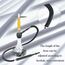 Skalierbarer Hookah Schlauch Ice Shisha Hookah Pfeife Abnehmbares Mundstück mit 2 wiederverwendbaren Eisbeutel für Frozen Cool Smoking (Schwarz)