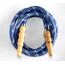 MYA 1,8 m Hookah Shisha Schlauch mit Holzgriff Langlebiger Hookah Schlauch Leicht zu Reinigen Glatter Rauch (Hellblau, 11,4 cm Griff)